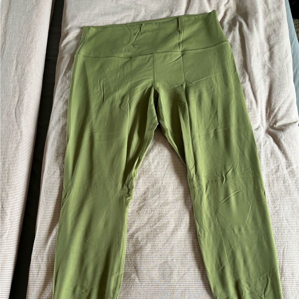 Bronze Green Lululemon Leggings